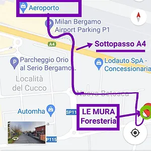 Alojamento de Acomodação e Pequeno-almoço Le Mura Foresteria, Grassobbio